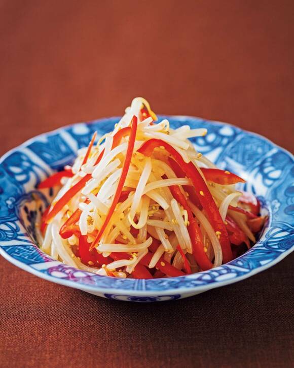 紅白モヤシパプリカ