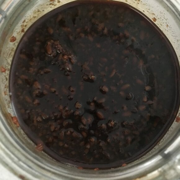 できあがったしょうゆ麹