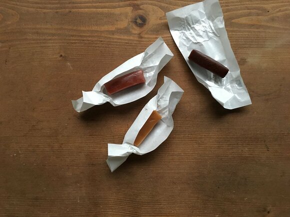 少しずつ味わいの違うキャラメルが