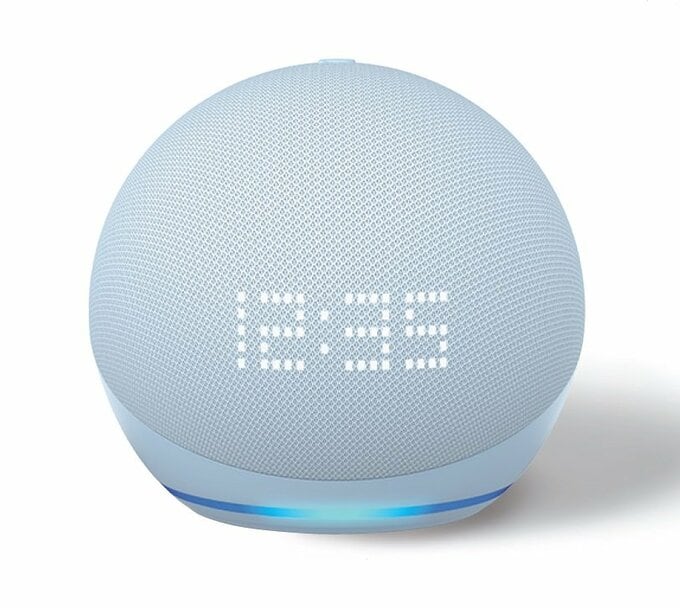 Echo Dot with clock