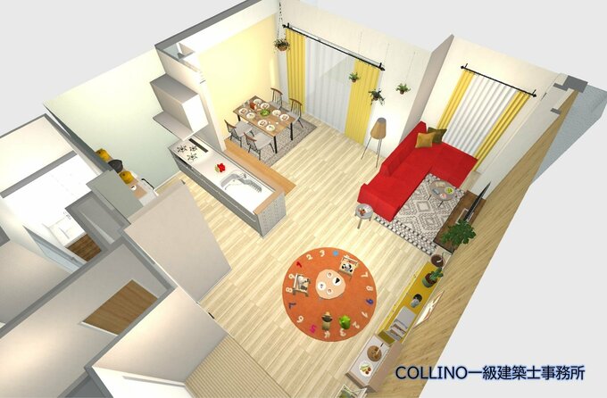 分離できるソファの置き方3