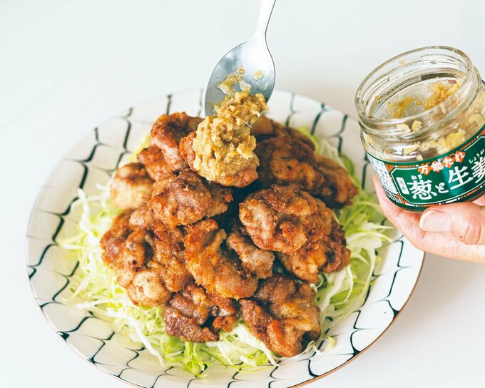 豚こまの小判揚げ