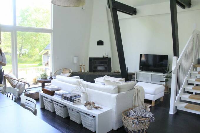 インテリアをじゃましないカゴ使い