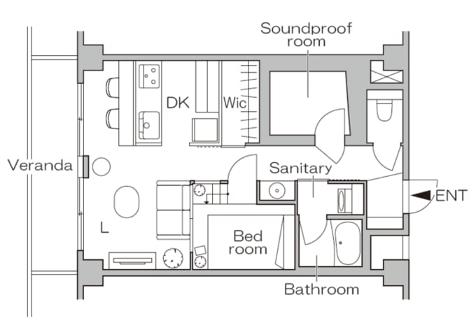 リノベーション後の間取り
