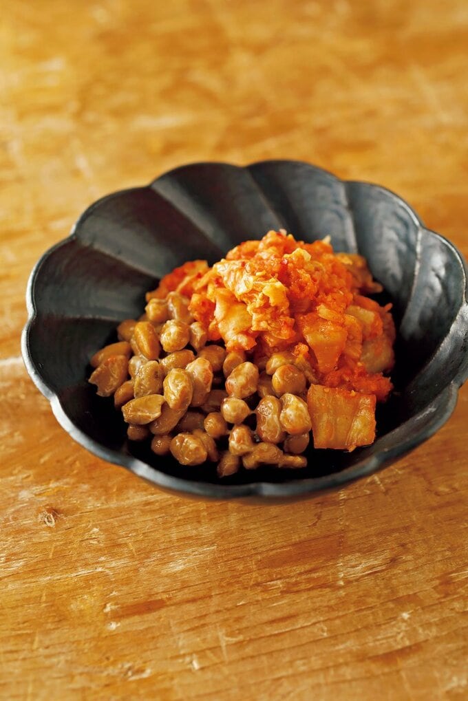 キムチみぞれ納豆