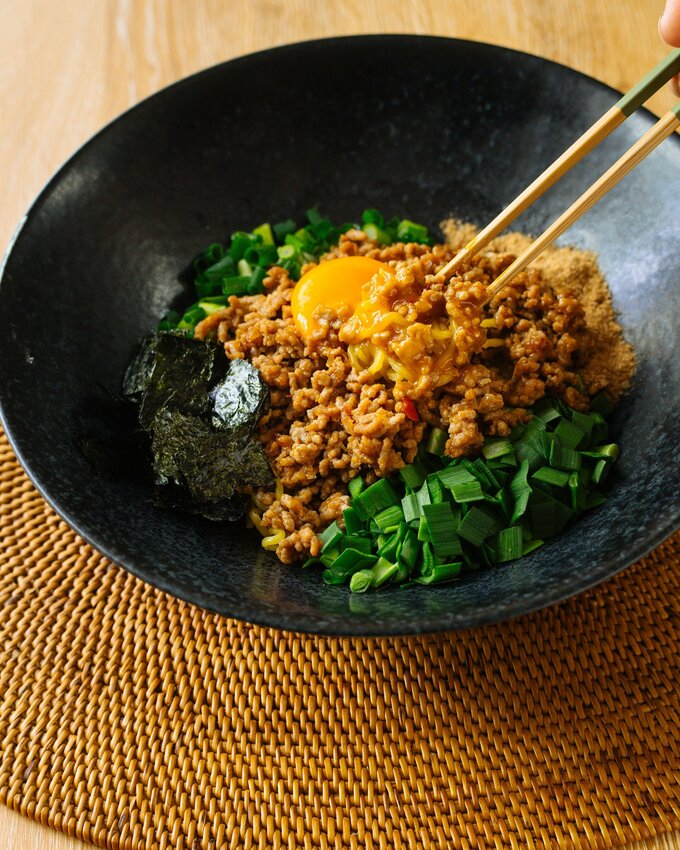 台湾風まぜそば