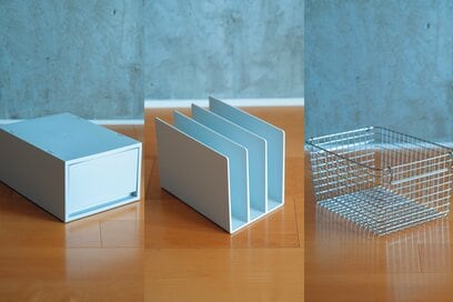40代・暮らし上手の「無印良品の収納グッズ」ベスト3。おしゃれで中身が見やすいワイヤーバスケットも
