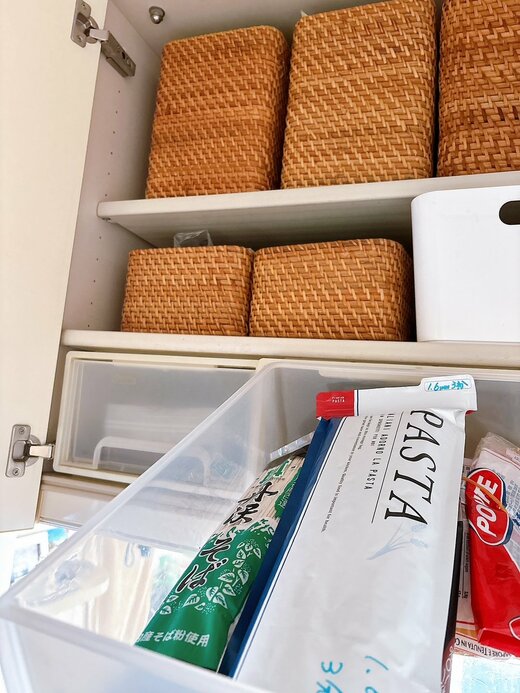 写真:パスタ引き出し