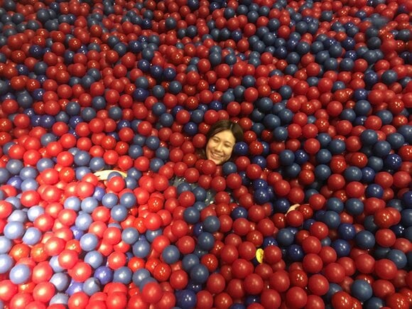 意外にも体力を奪っていくボールプール