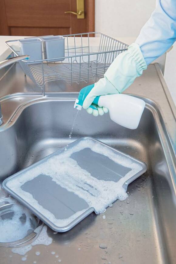 水切り籠の受け皿