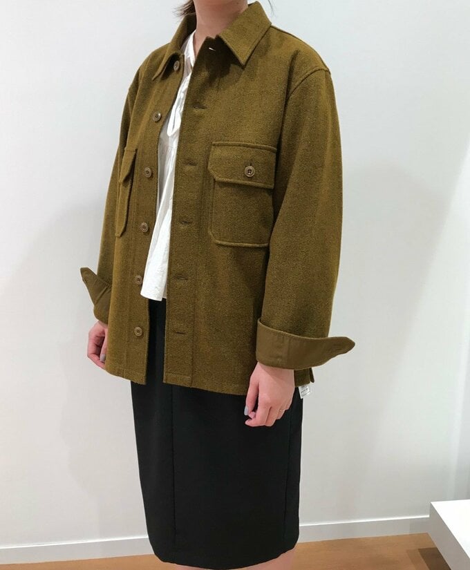 フリースシャツジャケット