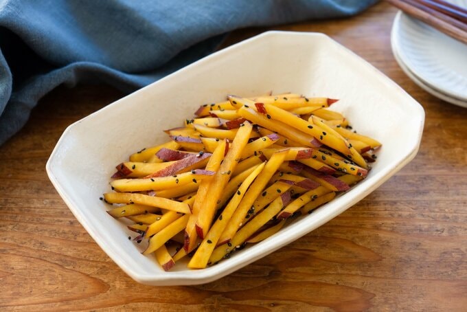 サツマイモのキンピラ