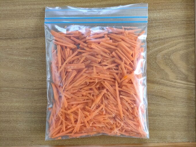 冷凍ニンジン
