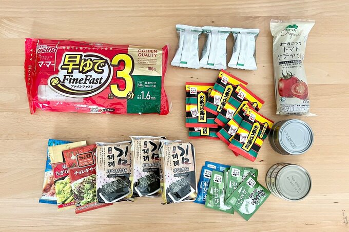 食材ストックの一部