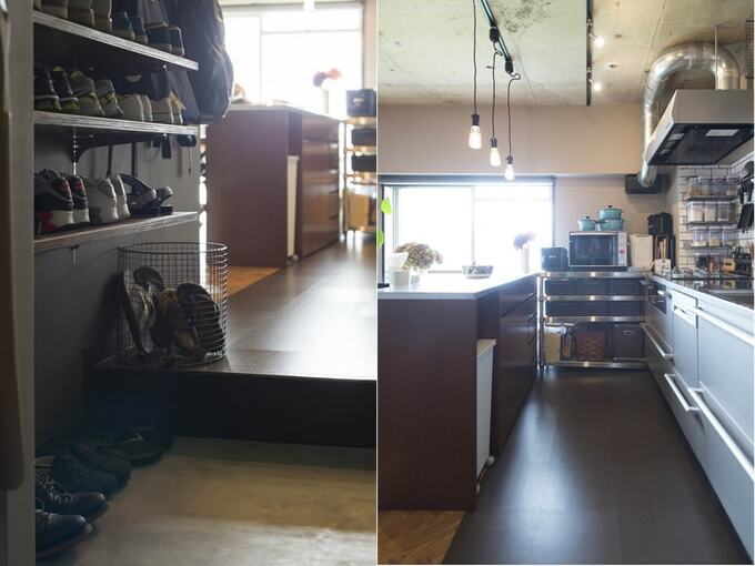 下駄箱なしの玄関