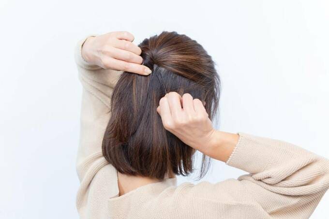 ピンをしたから挿す