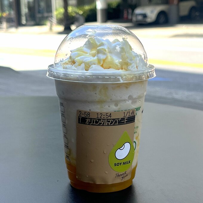 オリエンタル マンゴー&ティー フラペチーノ