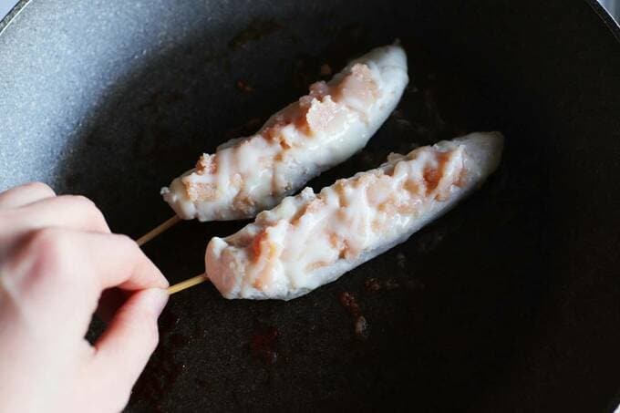 鶏ササミに明太子とチーズ