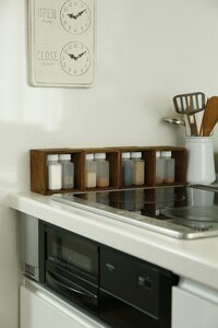 調味料は並べておしゃれにディスプレー