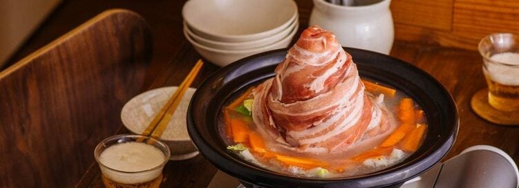 歓声が上がる「肉盛りしゃぶしゃぶ」。おうちで楽しむ外食風鍋