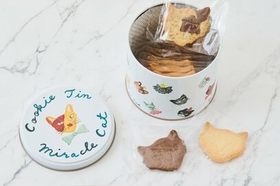 かわいすぎて選べない！猫好きの心をくすぐる「ネコクッキー缶」を実食。保護猫支援にもつながる優しいお菓子