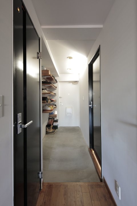 シューズラック　リノベーション　玄関