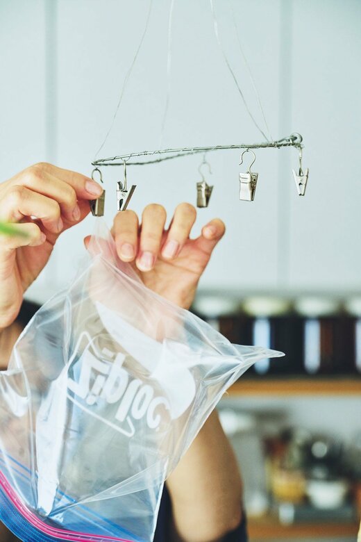 自作の吊り下げハンガー