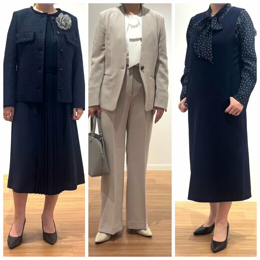 40代の着映えの強い味方、プラステのセレモニー服