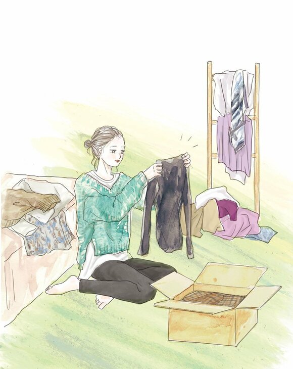 イラスト服整理