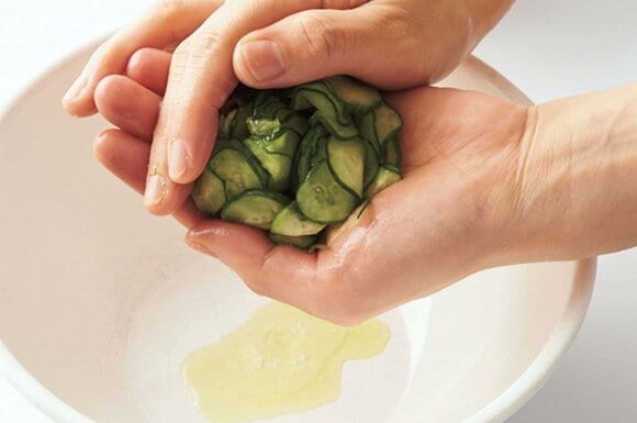 塩でもんで冷凍