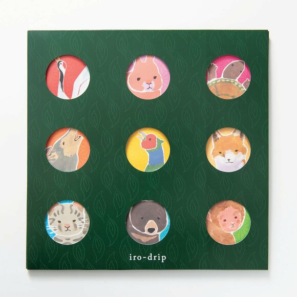 まるの窓から動物のお顔