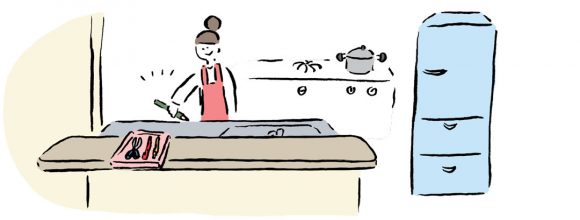 キッチンのカウンター