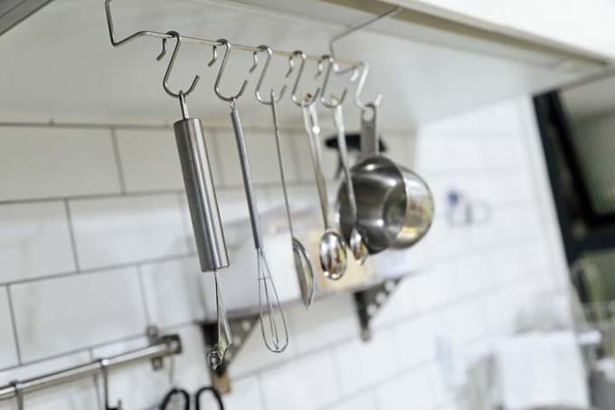 センスよく並べられたキッチンツール