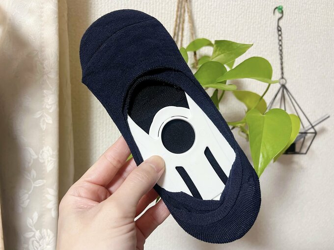 朝履きソックスに装着