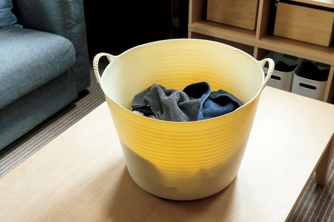 かごに入った洗濯物