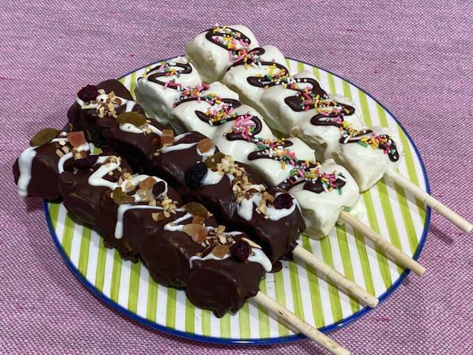 お皿にスイーツ