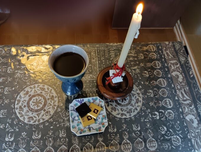 チョコレートとコーヒーのセット