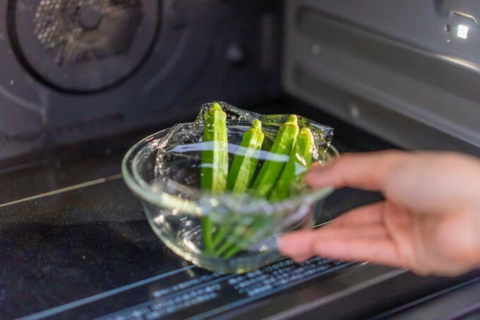 野菜をレンチン