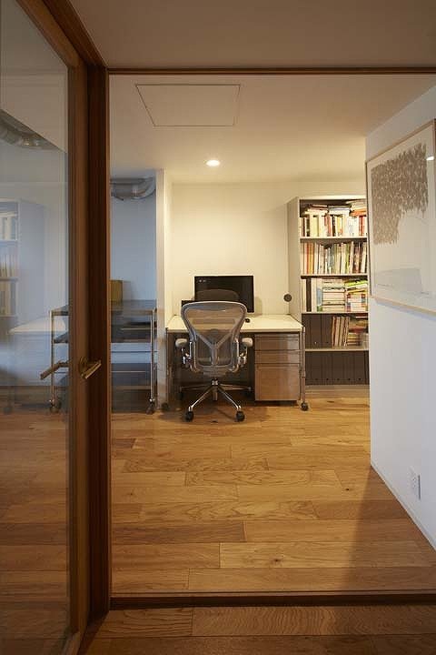 リビングの一角にあるワークスペース