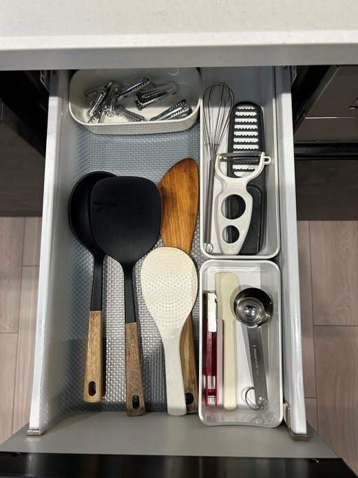 キッチンの引き出し