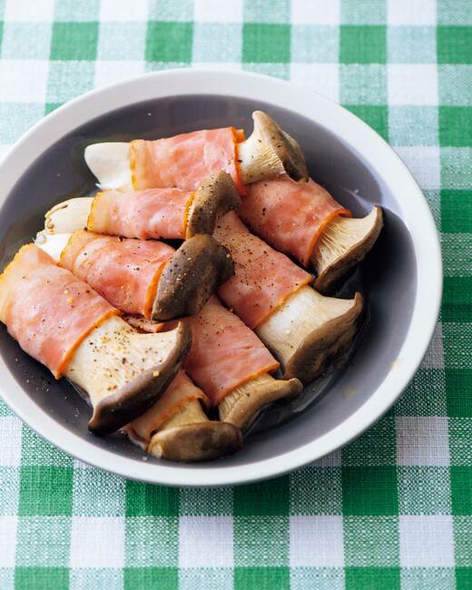 エリンギのベーコン巻き