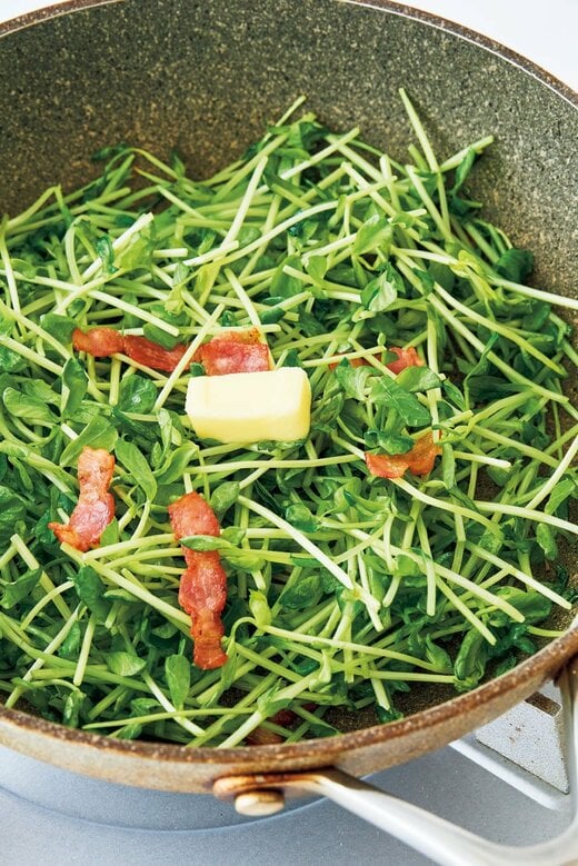 バター＆ベーコンでコクうまに