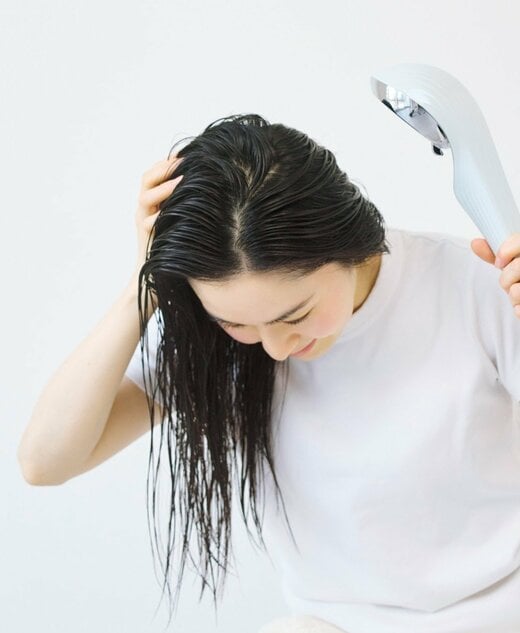 下向いてを向いてすすぐ