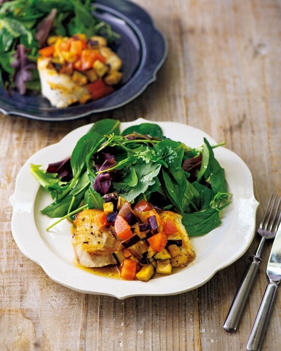 カジキのステーキ