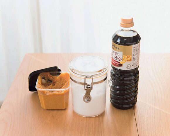 味つけに迷ったら、塩、みそ、しょうゆ味のどれかにする