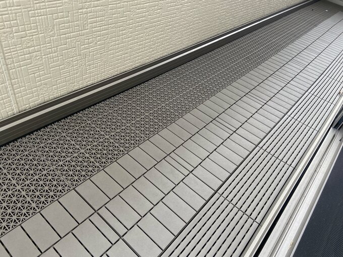 ベランダは掃除が大変