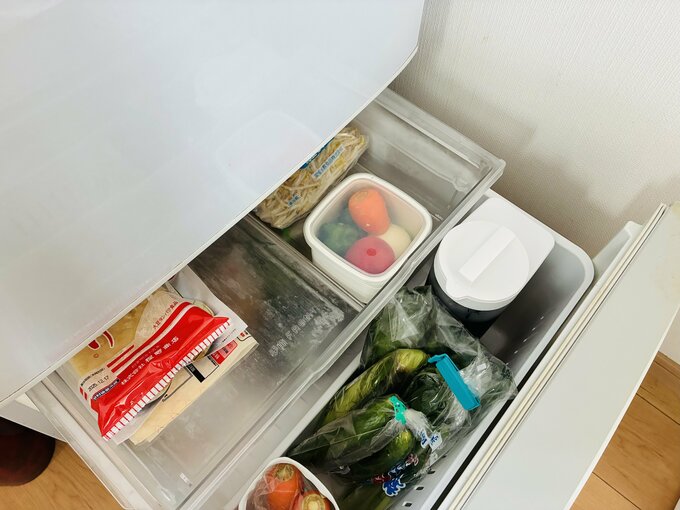 冷蔵庫・野菜室の中身