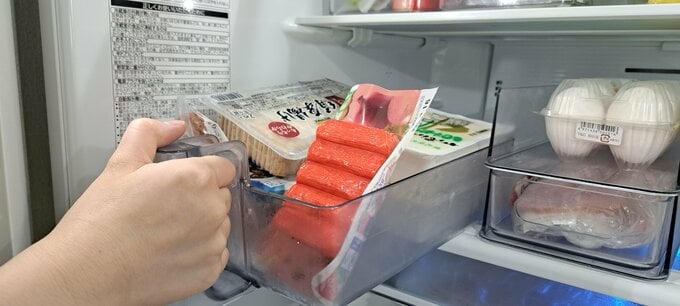 早めに使いきる食材たちの収納場所