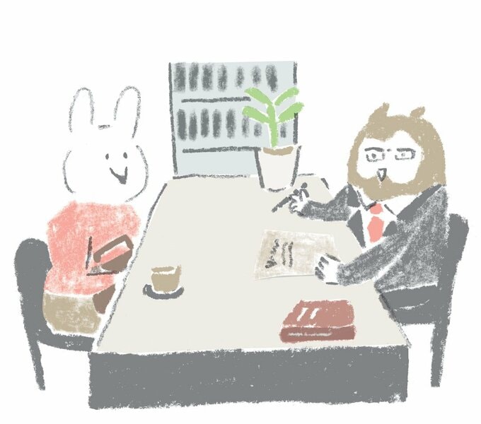 相談をしている様子