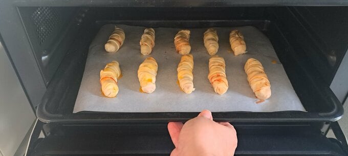 ウインナーのパイ包み